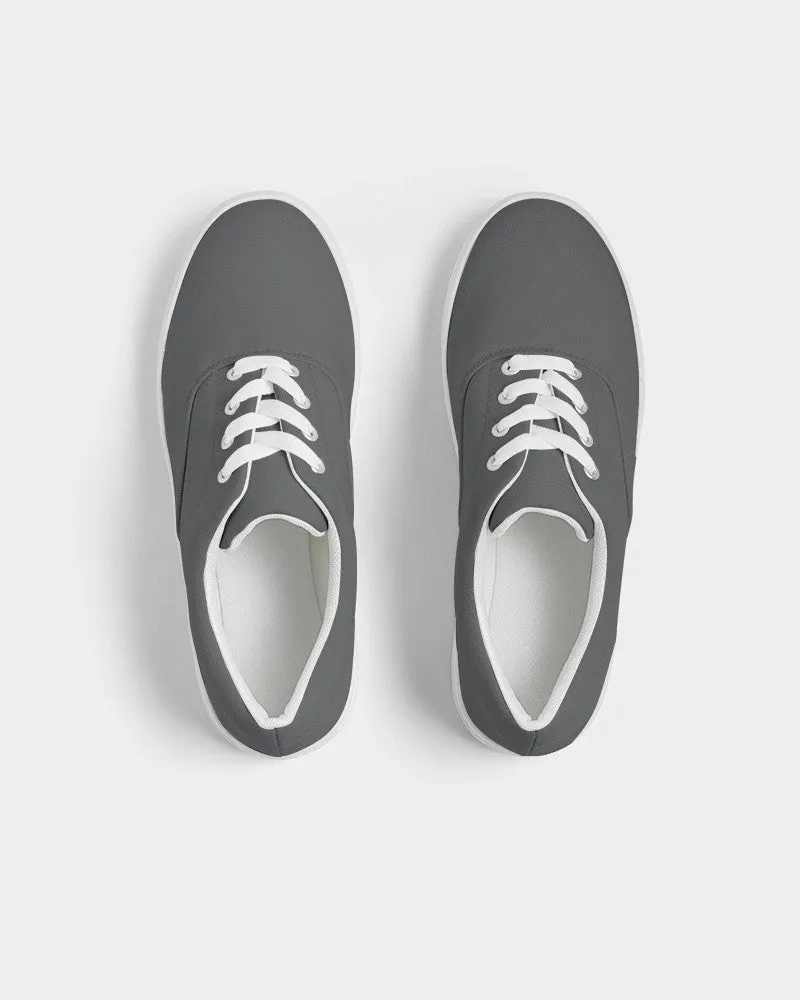 Dark Gray Men's Canvas Sneakers | Men's | Dark Pale Gray | C0M0Y0K80