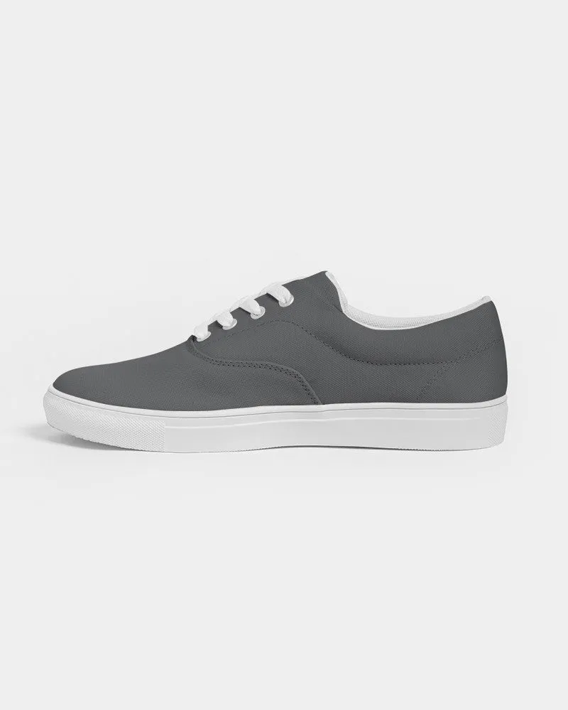 Dark Gray Men's Canvas Sneakers | Men's | Dark Pale Gray | C0M0Y0K80