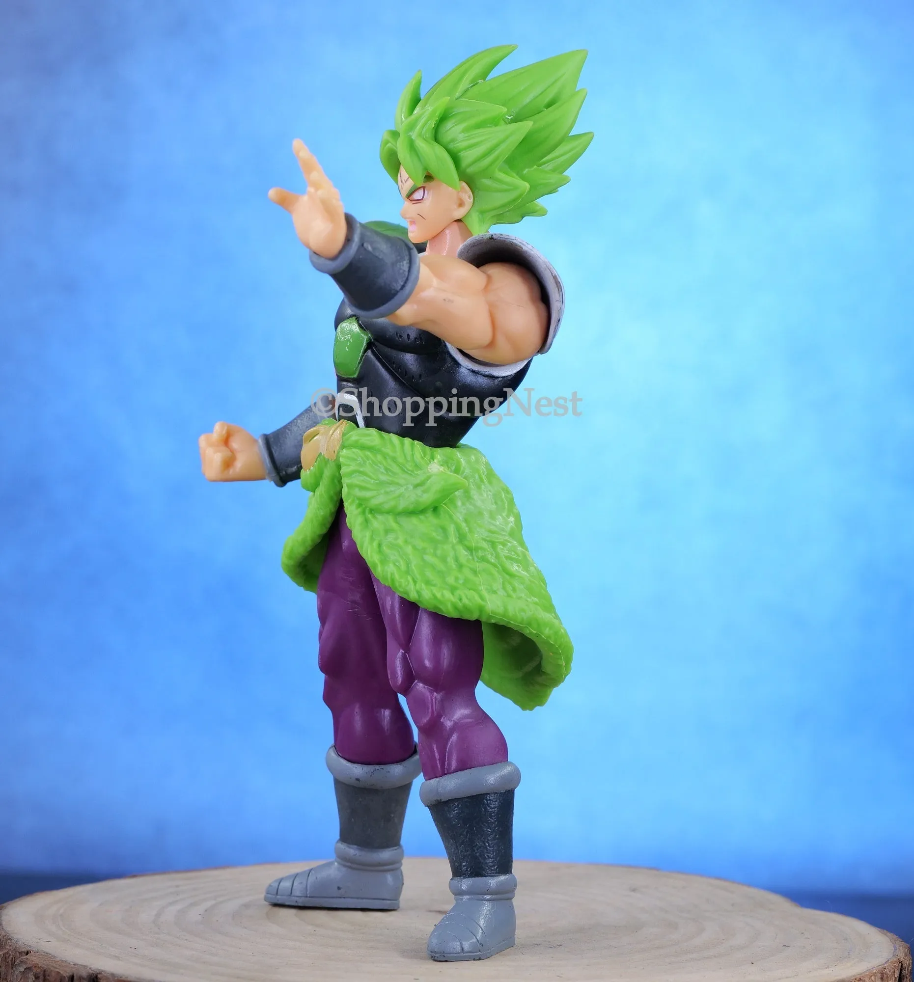 DBZ Broly Model B Super Saiyan Action Figure Self Standing Figurine | 19 CMS |