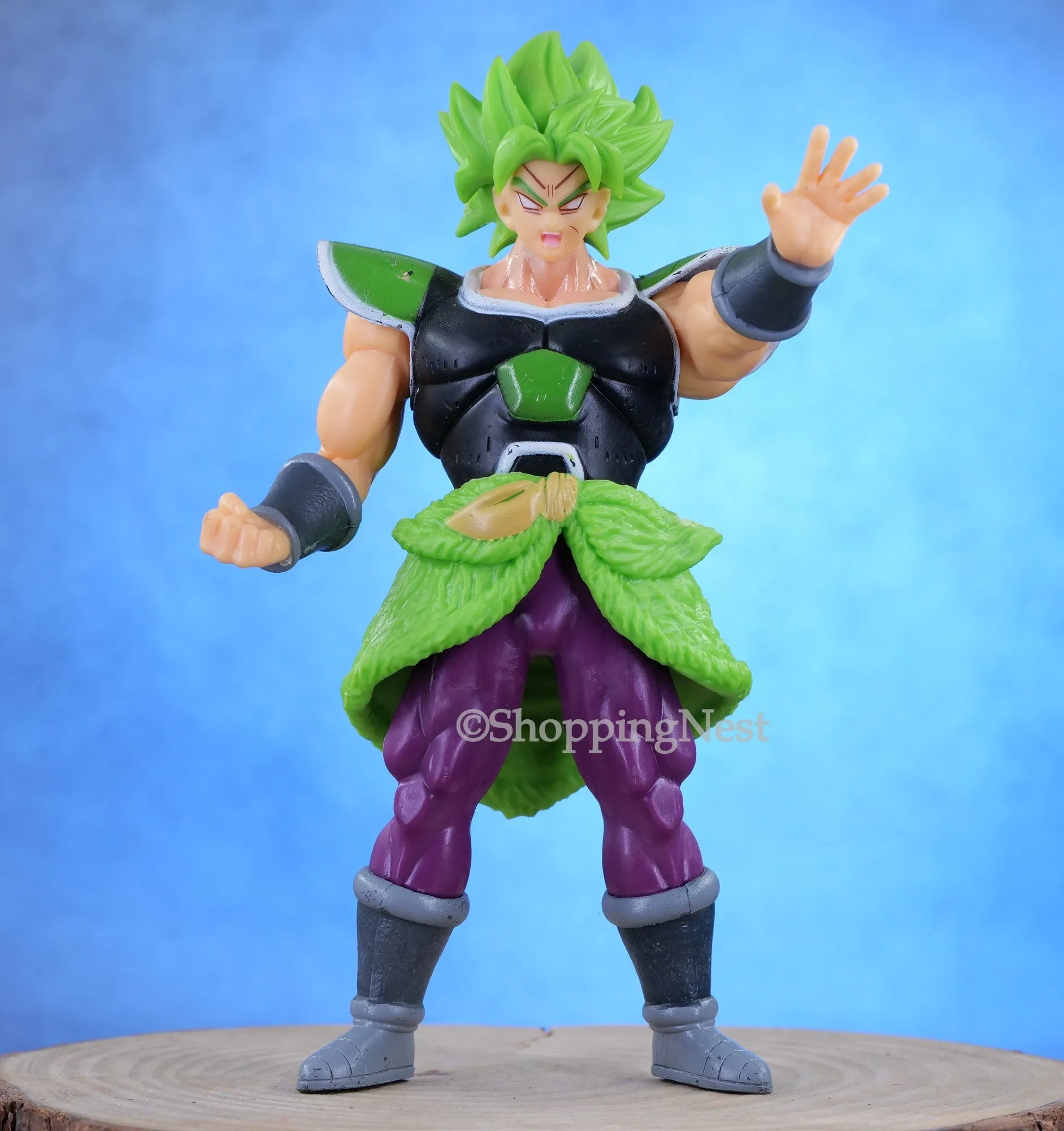 DBZ Broly Model B Super Saiyan Action Figure Self Standing Figurine | 19 CMS |