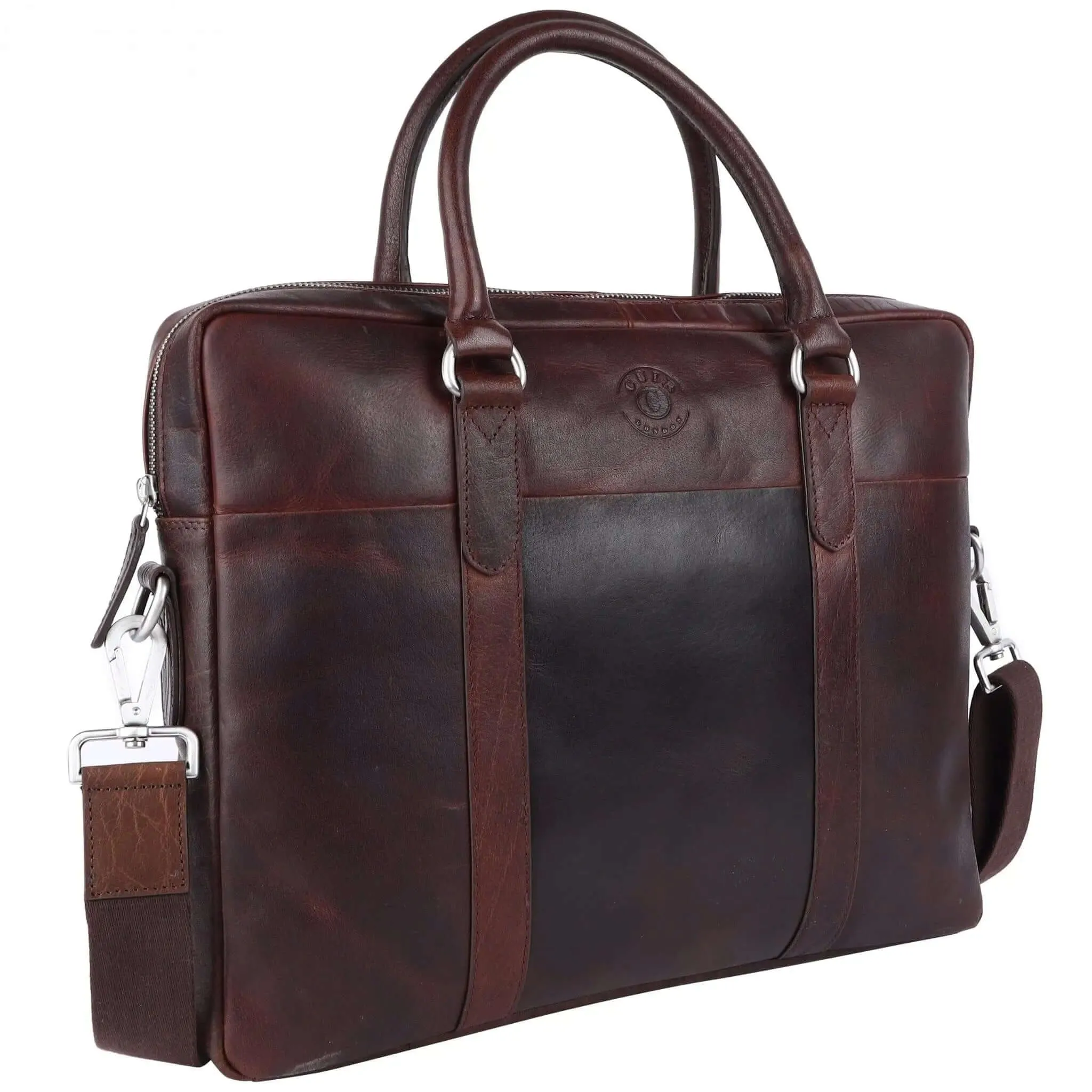 Deep Brown Portfolio Bag: 31 x 38 x 5.5 cm Dimensions