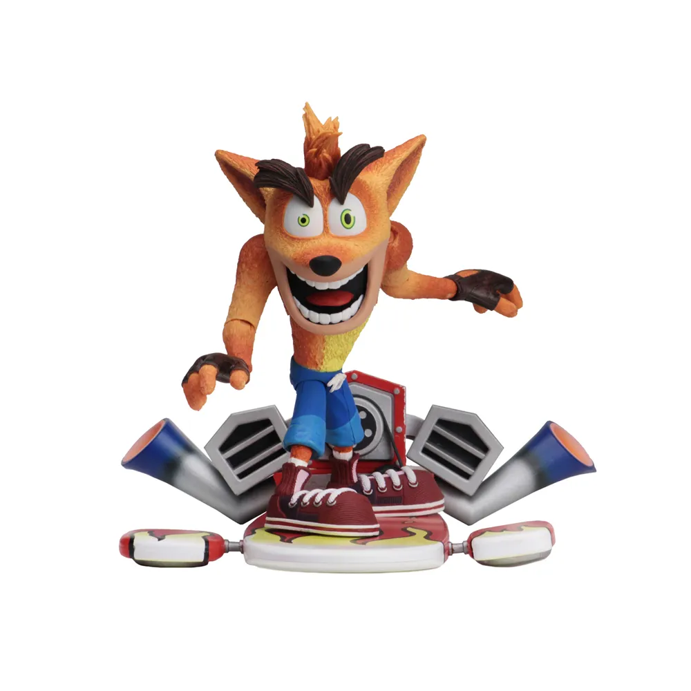 Deluxe Crash Bandicoot with Jet Board 7-Inch Scale Action Figure