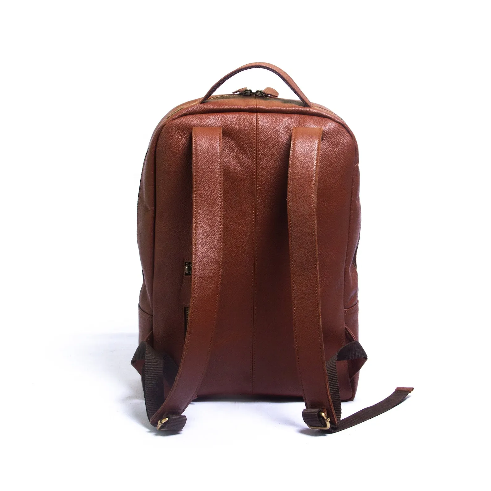 designer brown leather backpacks