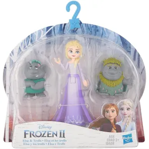 Disney Frozen Elsa and Troll Mini Figures