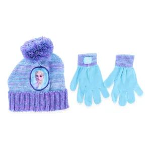 Disney Frozen Kids Winter Beanie & Glove Set