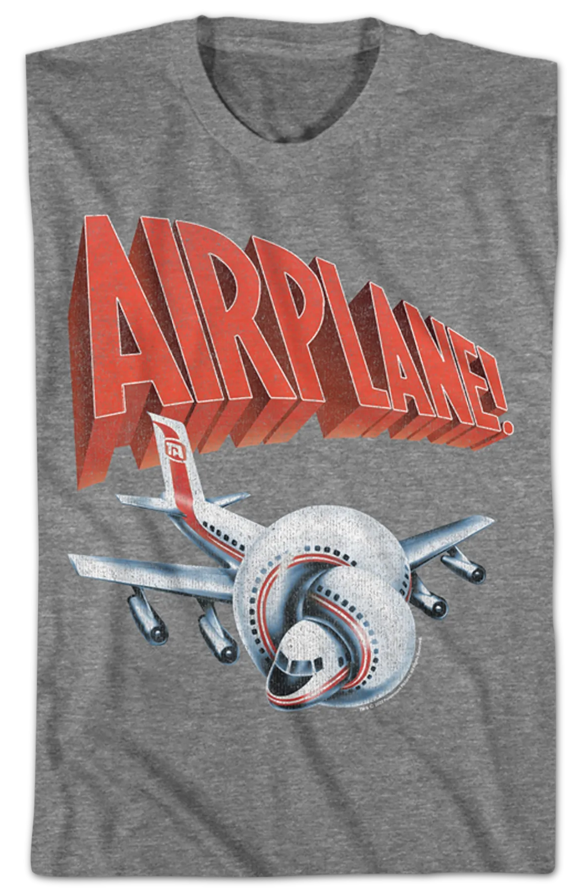 Distressed Poster Airplane T-Shirt