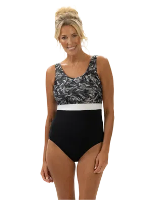 Dolfin Aquashape Scoop Back Women's Chlorine Resistant One Piece Swimsuit - Oasis