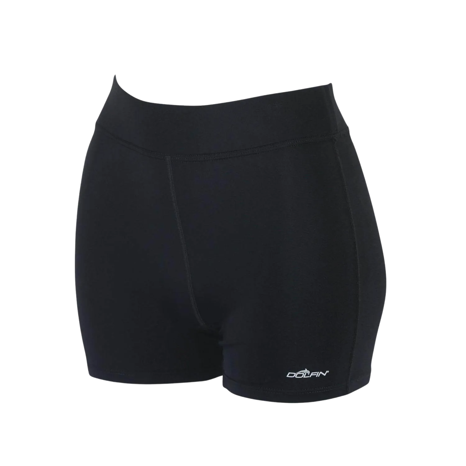 Dolfin Aquashape Solid Fitted Swim Shorts - Black