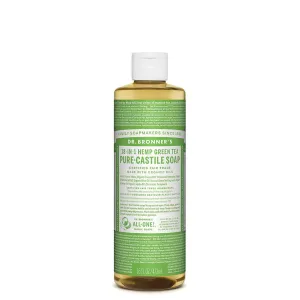 DR BRONNER'S Pure-Castile Green Tea Liquid Soap Hemp 18-in-1 473ml