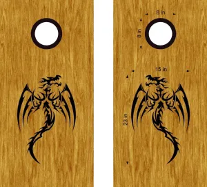 Dragon Cornhole Board Vinyl Decal Sticker DG25