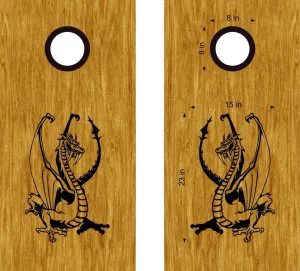 Dragon Cornhole Board Vinyl Decal Sticker DG43