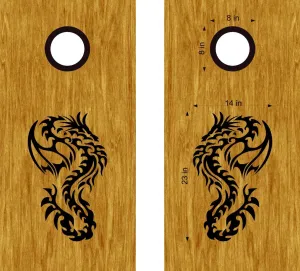 Dragon Cornhole Board Vinyl Decal Sticker DG45