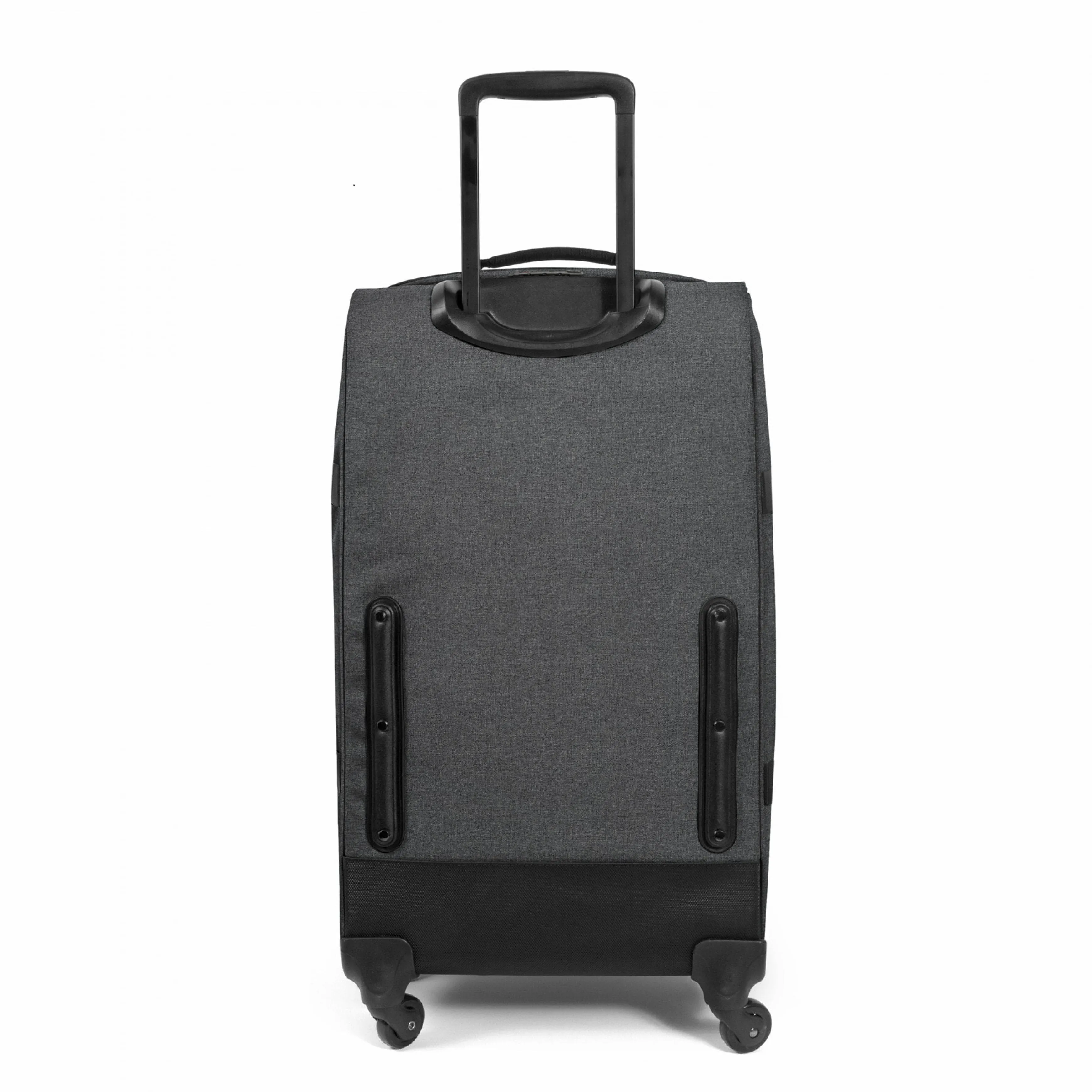 Eastpak Trans4 M Black Denim Four-Wheeled Medium Soft Luggage - EK00081L77H