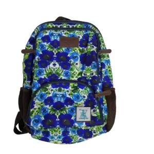 Edition Blue Floral Infusion Canvas Backpack