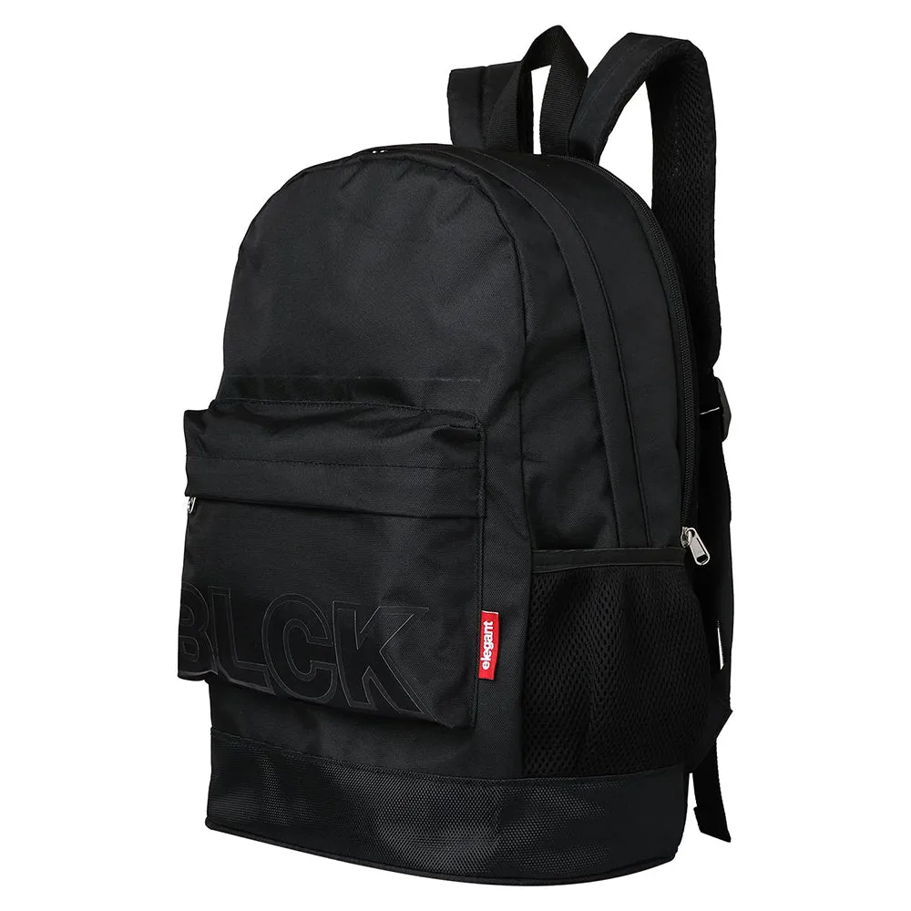 Elegant BLCK01 Fabric Classic Laptop Backpack & Bags Black