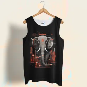 Elephant Outline Printed Sando #6