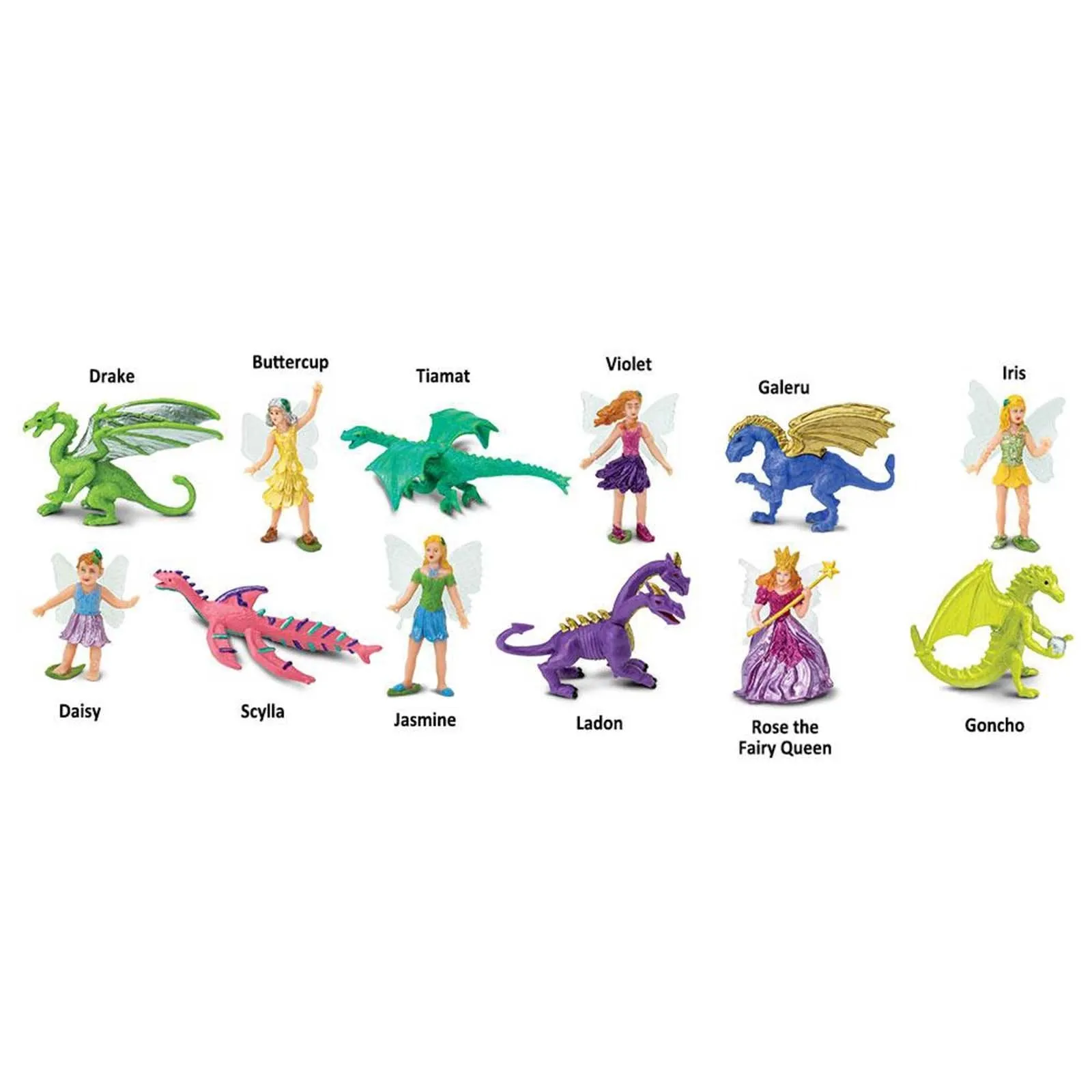 Fairies And Dragons Super Toob Fantasy Figures Safari Ltd