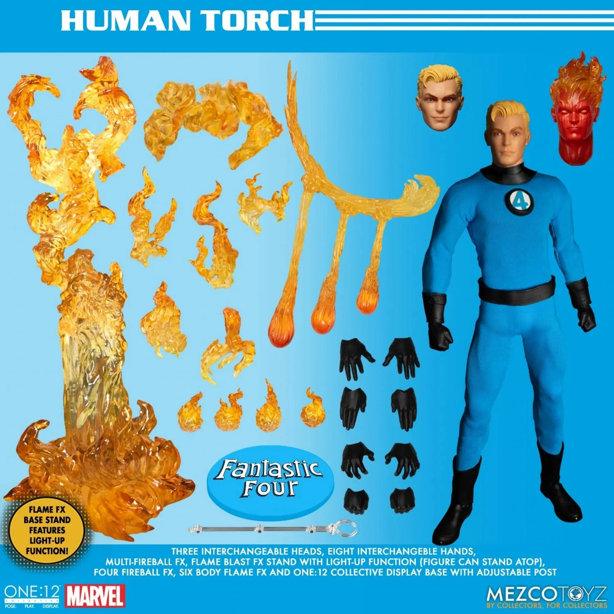 Fantastic Four Mezco One:12 Collective Deluxe Steel Boxed Set