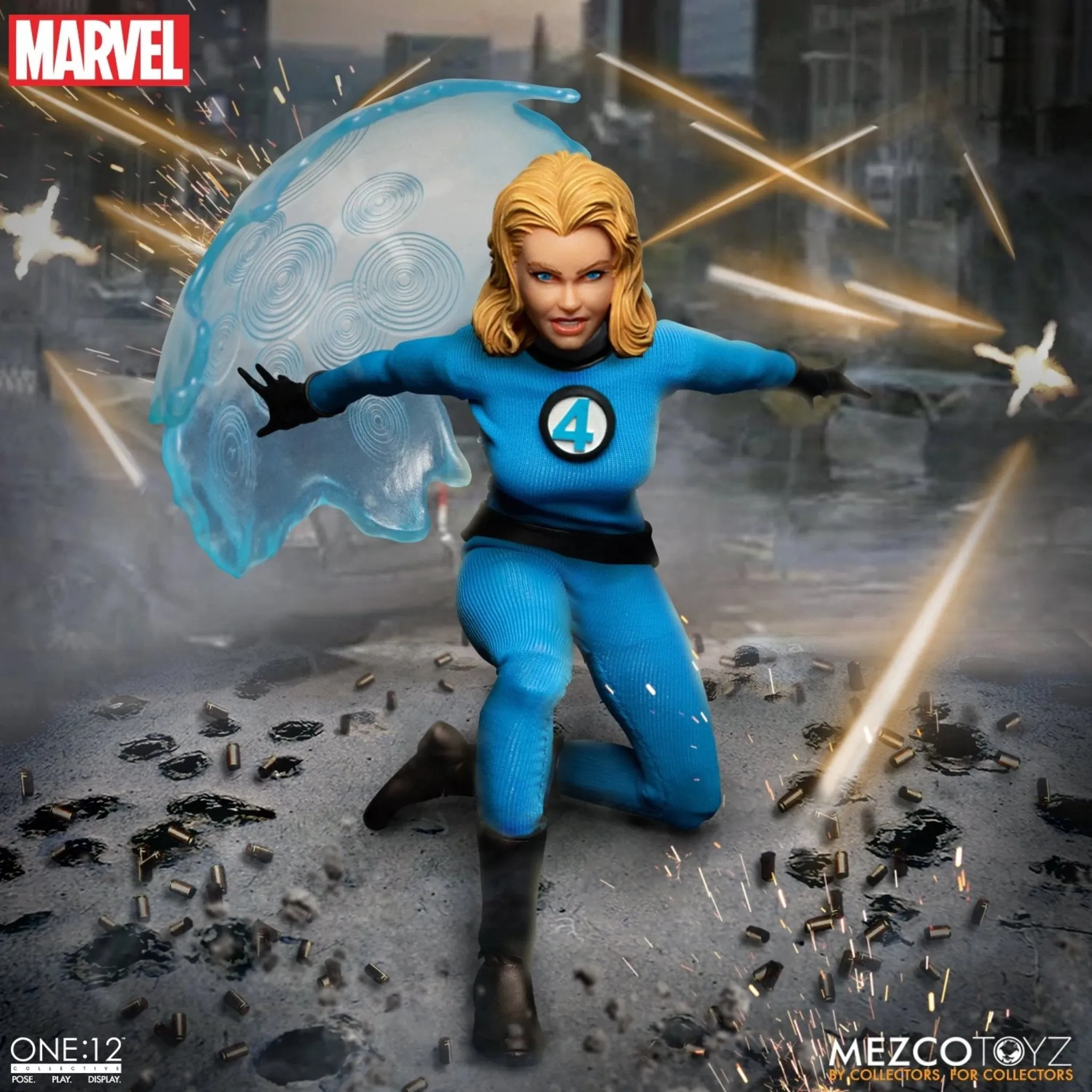 Fantastic Four Mezco One:12 Collective Deluxe Steel Boxed Set