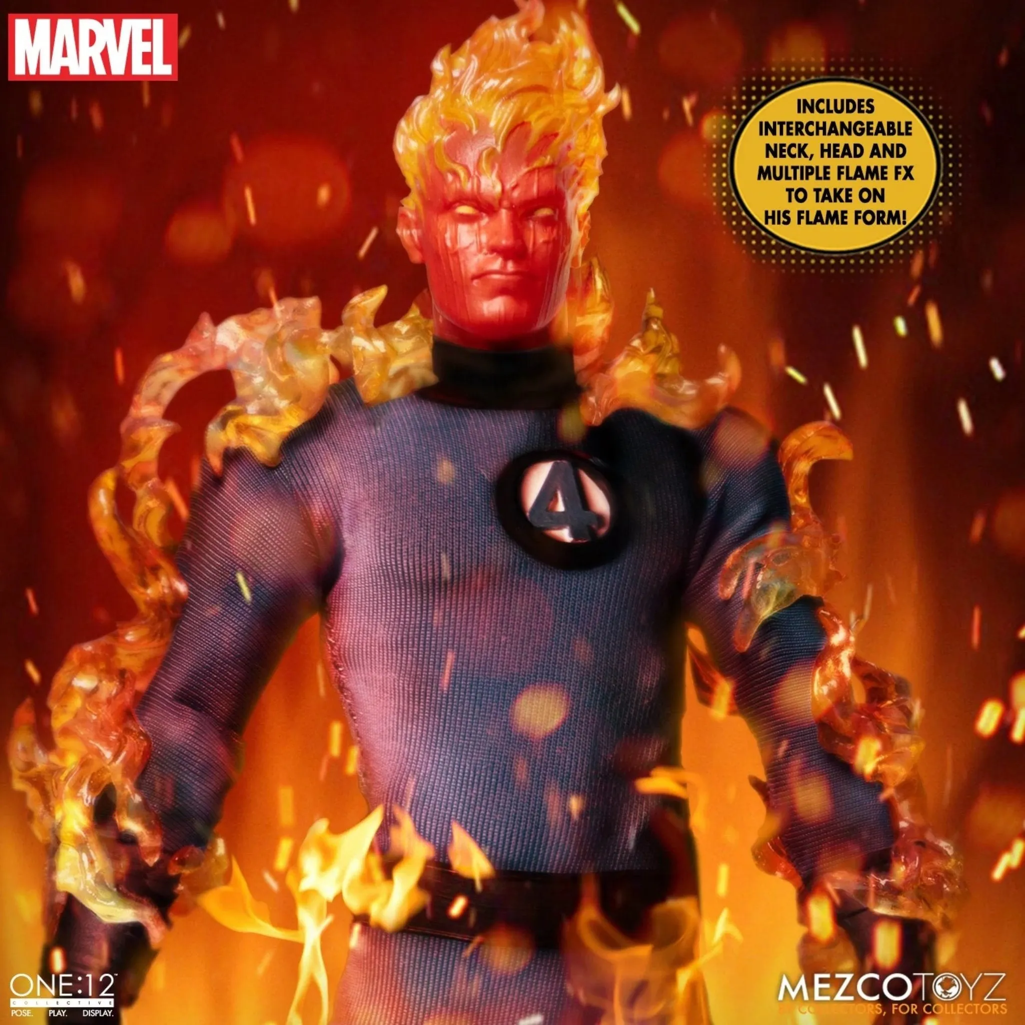 Fantastic Four Mezco One:12 Collective Deluxe Steel Boxed Set