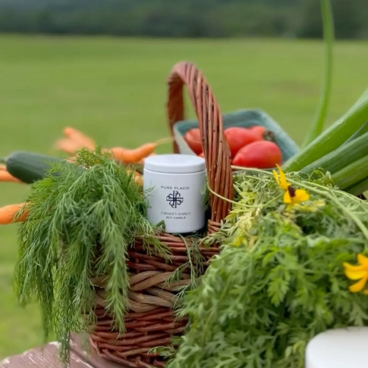 Farmers Market  Soy Candle