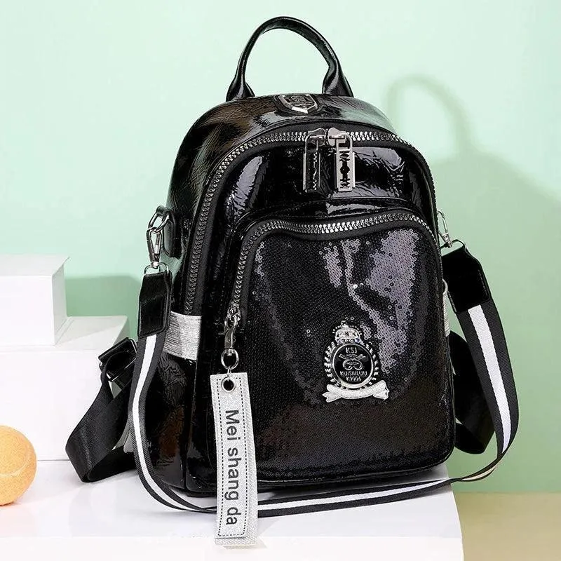 Fashion Designer PU Leather Backpack