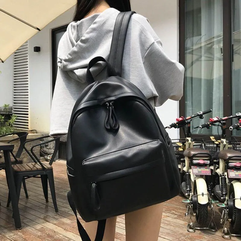 Fashion Leather Shoulder Bag - Cool Backpack QB333