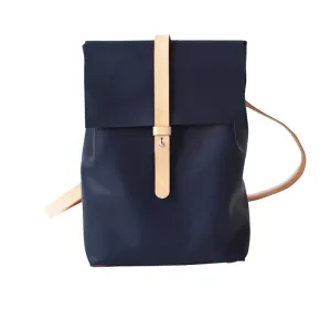 Fashion Womens Blue Leather Backpack Purse Bag Loptap Backpacks for Women