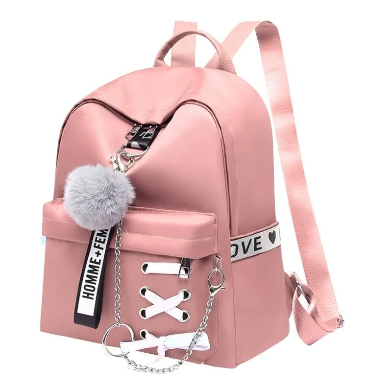 Fashionable Retro Female Waterproof Oxford Backpacks