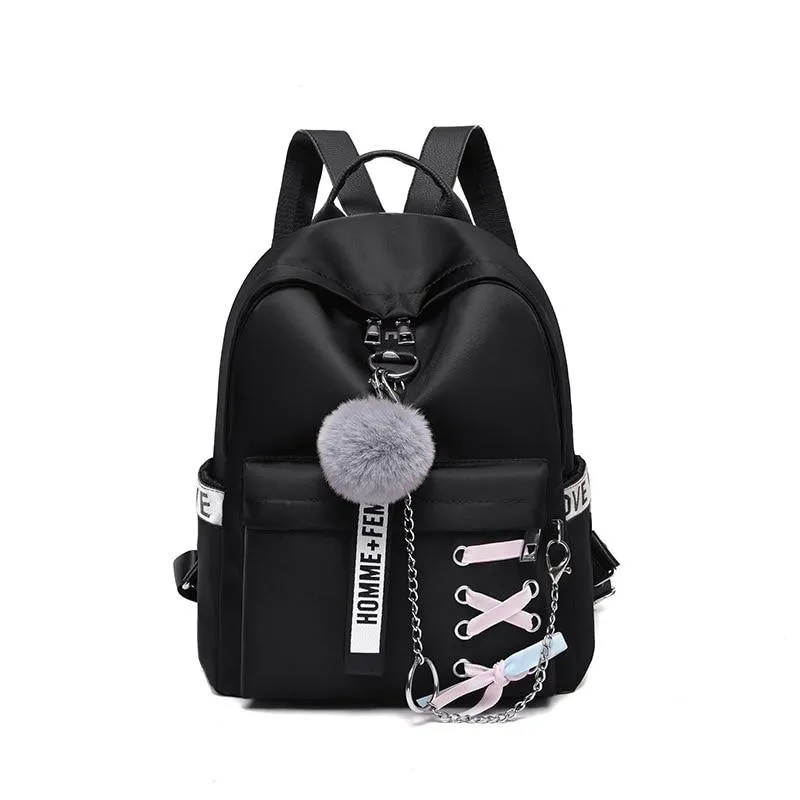 Fashionable Retro Female Waterproof Oxford Backpacks