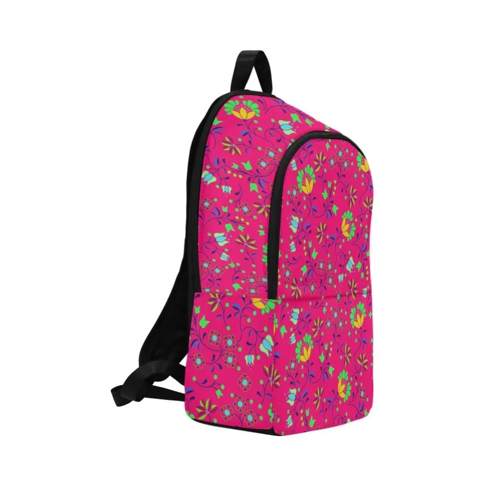 Fleur Indigine Rouge Backpack for Adult