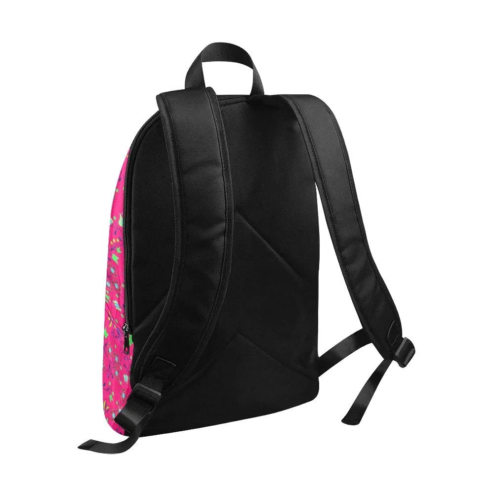 Fleur Indigine Rouge Backpack for Adult