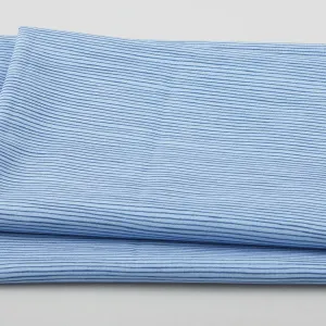 Flora Bella - Silky Stripe Blue 2 Yard Cut