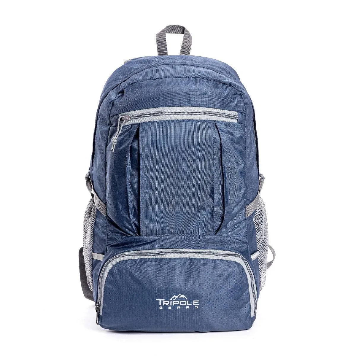 Foldable PAKEASY Backpack and Day Bag for Hiking and Day Trips - Blue