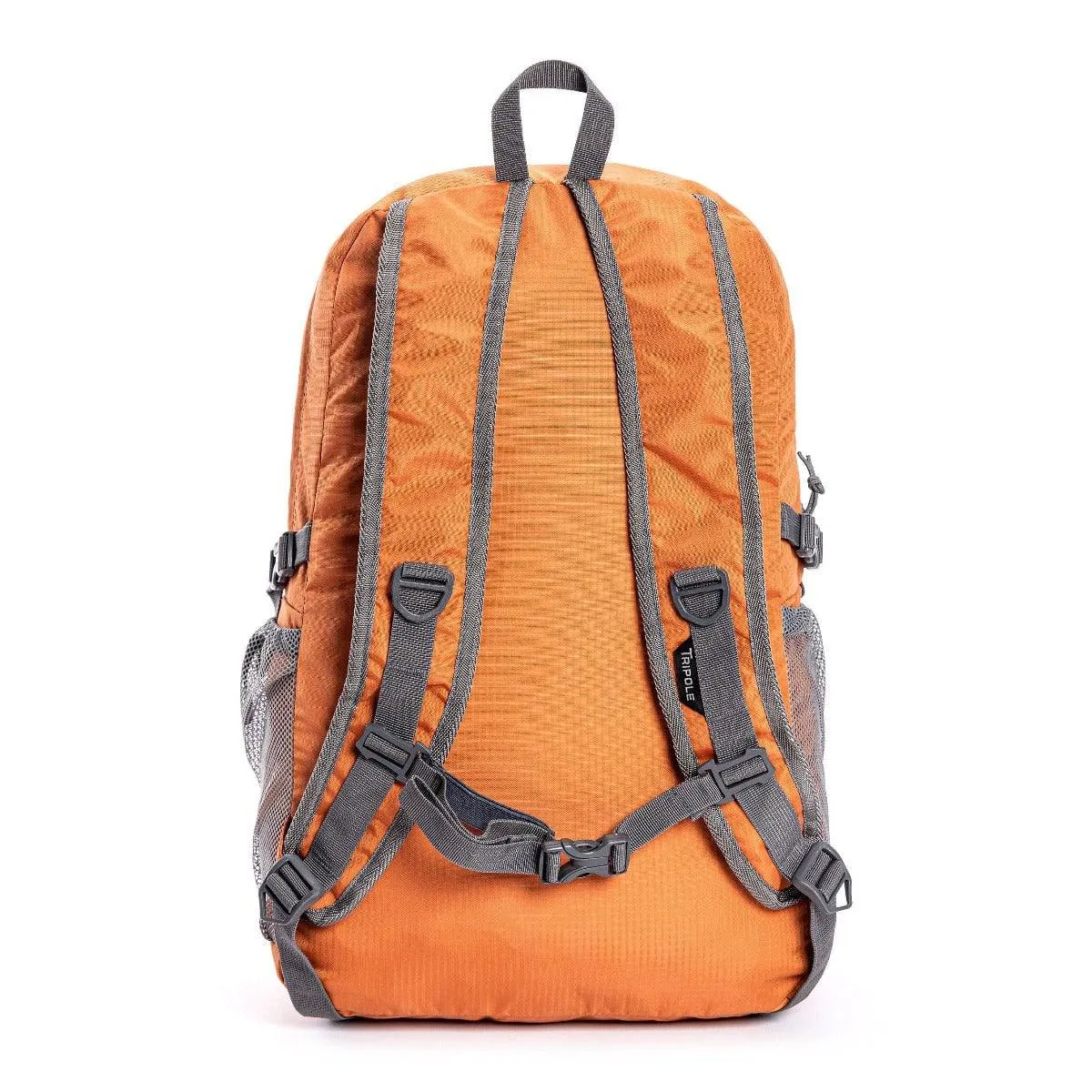 Foldable PAKEASY Backpack and Day Bag for Hiking and Day Trips - Orange