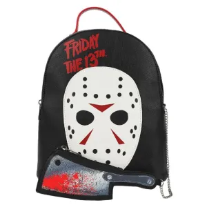 Friday the 13th Jason Mask Mini Backpack and Coin Purse