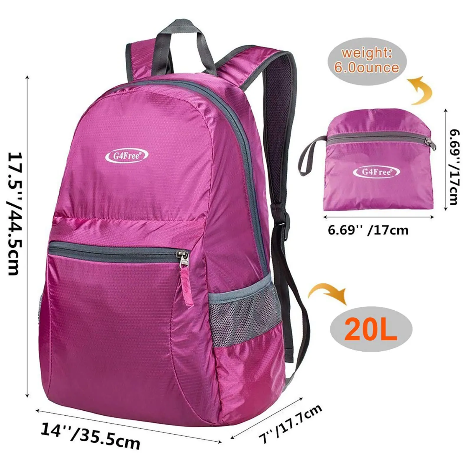 G4Free Daypack Backpacks