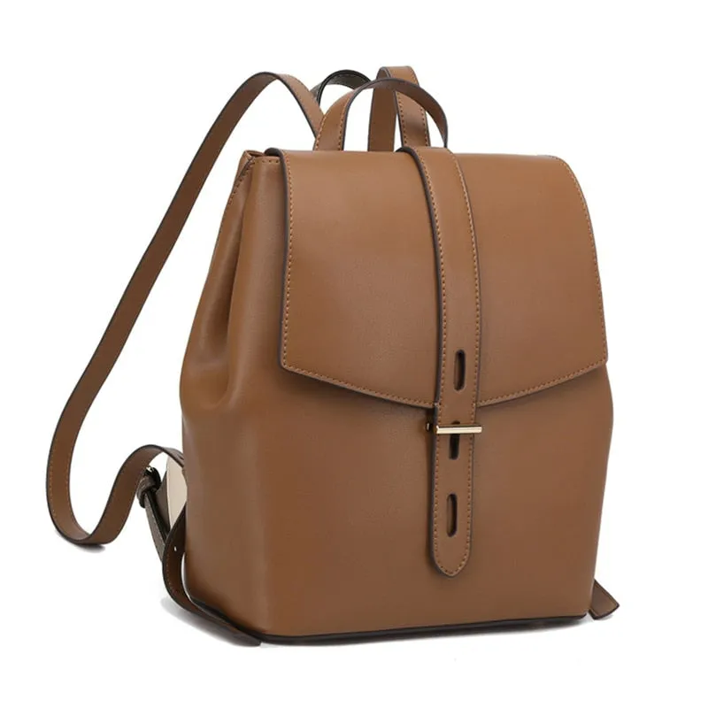 Genuine Leather Women's Backpack Rucksack