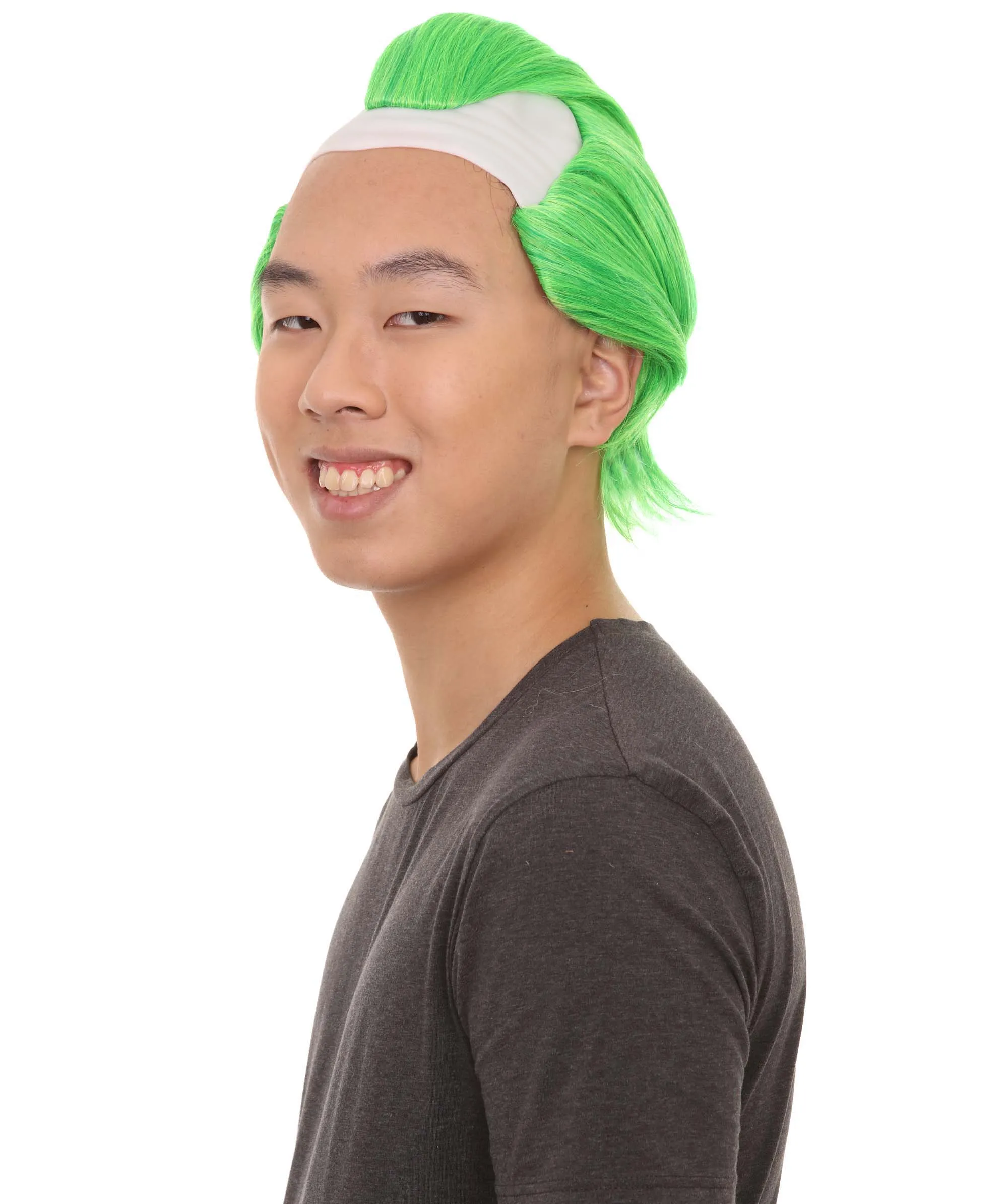 Green Mens Wig | Cosplay Halloween Wig