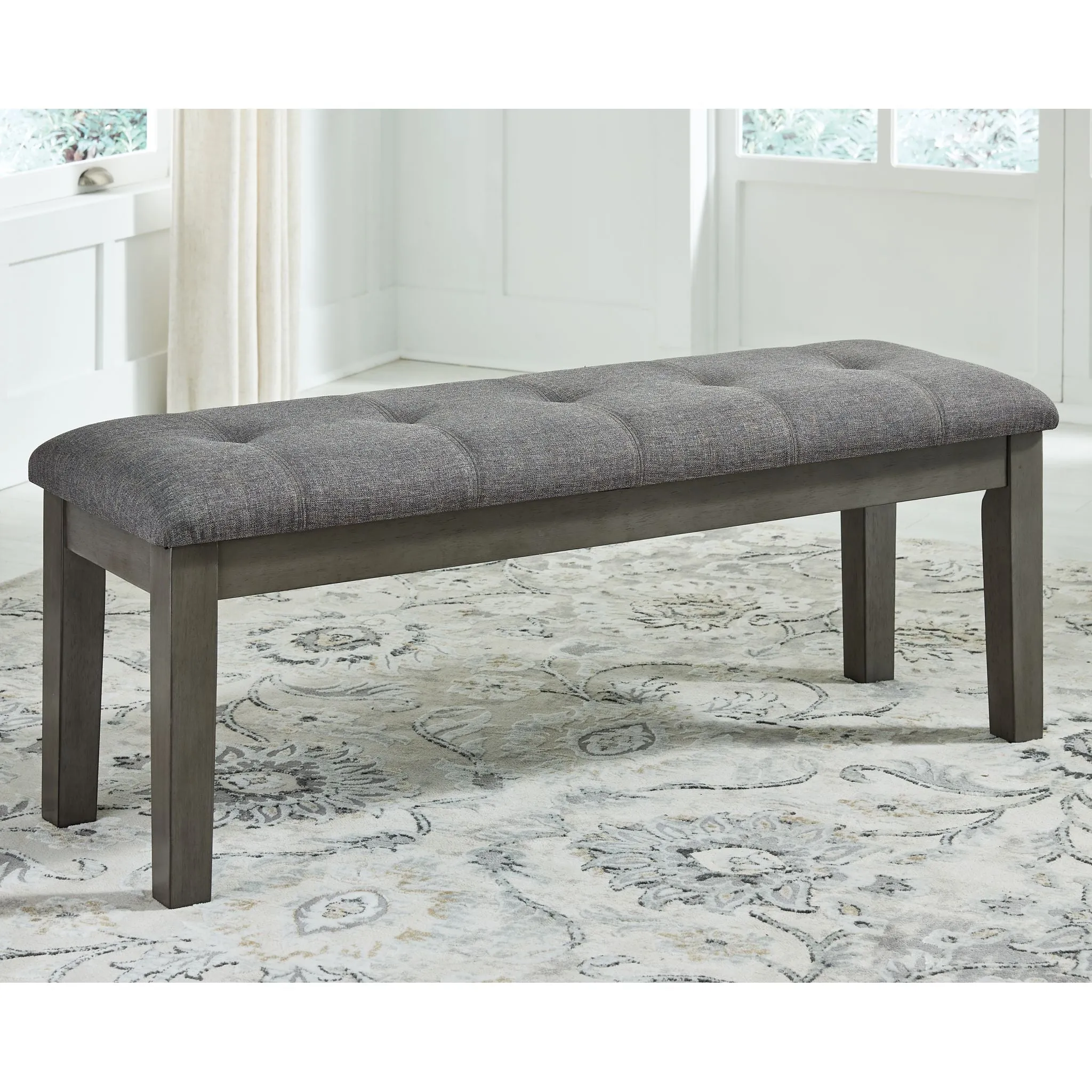 Hallanden Dining Bench - Gray - (D589-00)