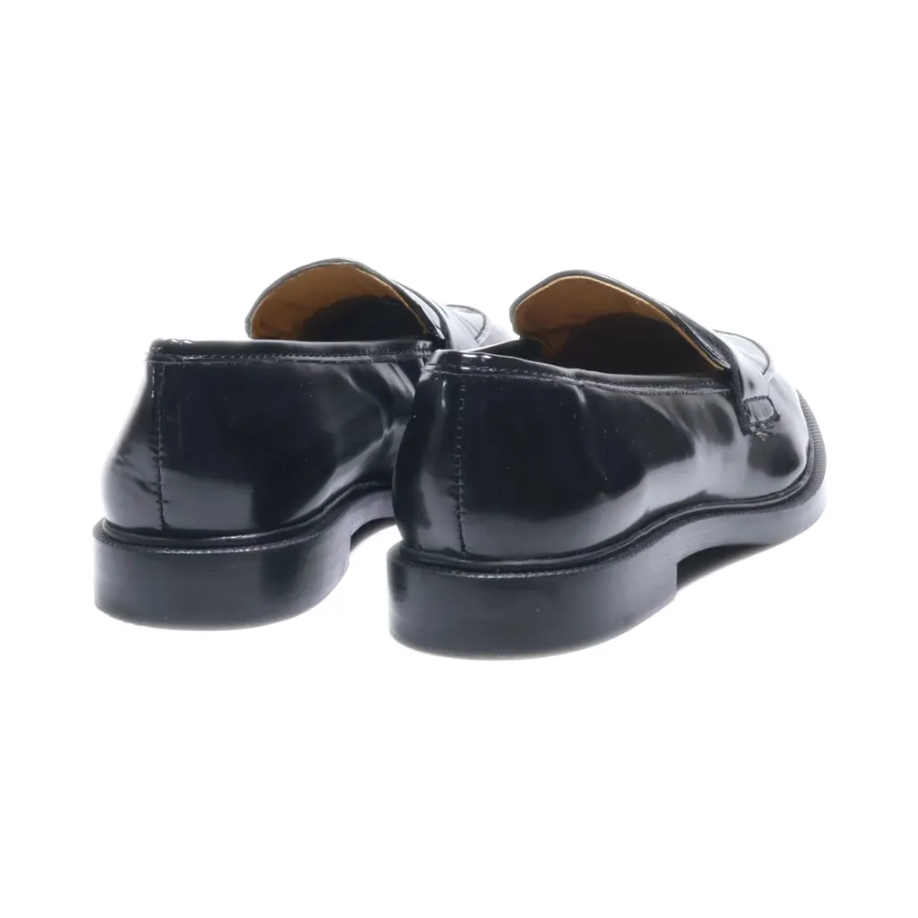 H&M Loafers Leather Black Colour For Women