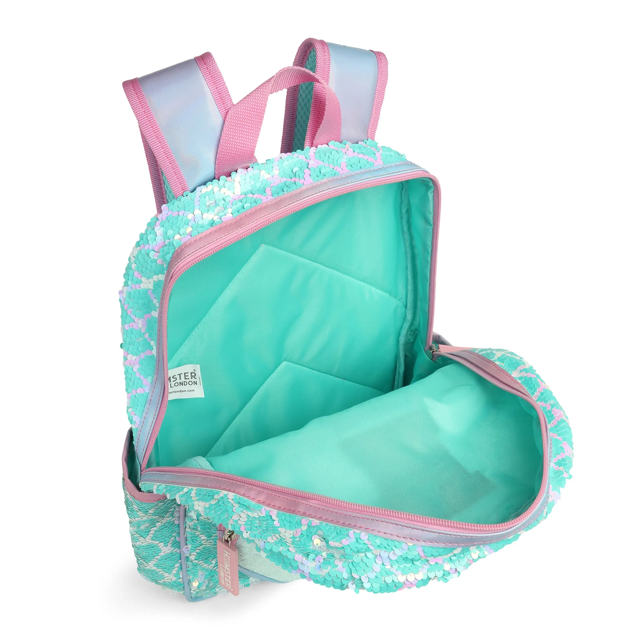 Hamster London Sparkle Party Sea Shell Backpack