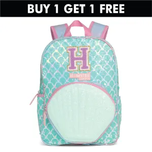 Hamster London Sparkle Party Sea Shell Backpack