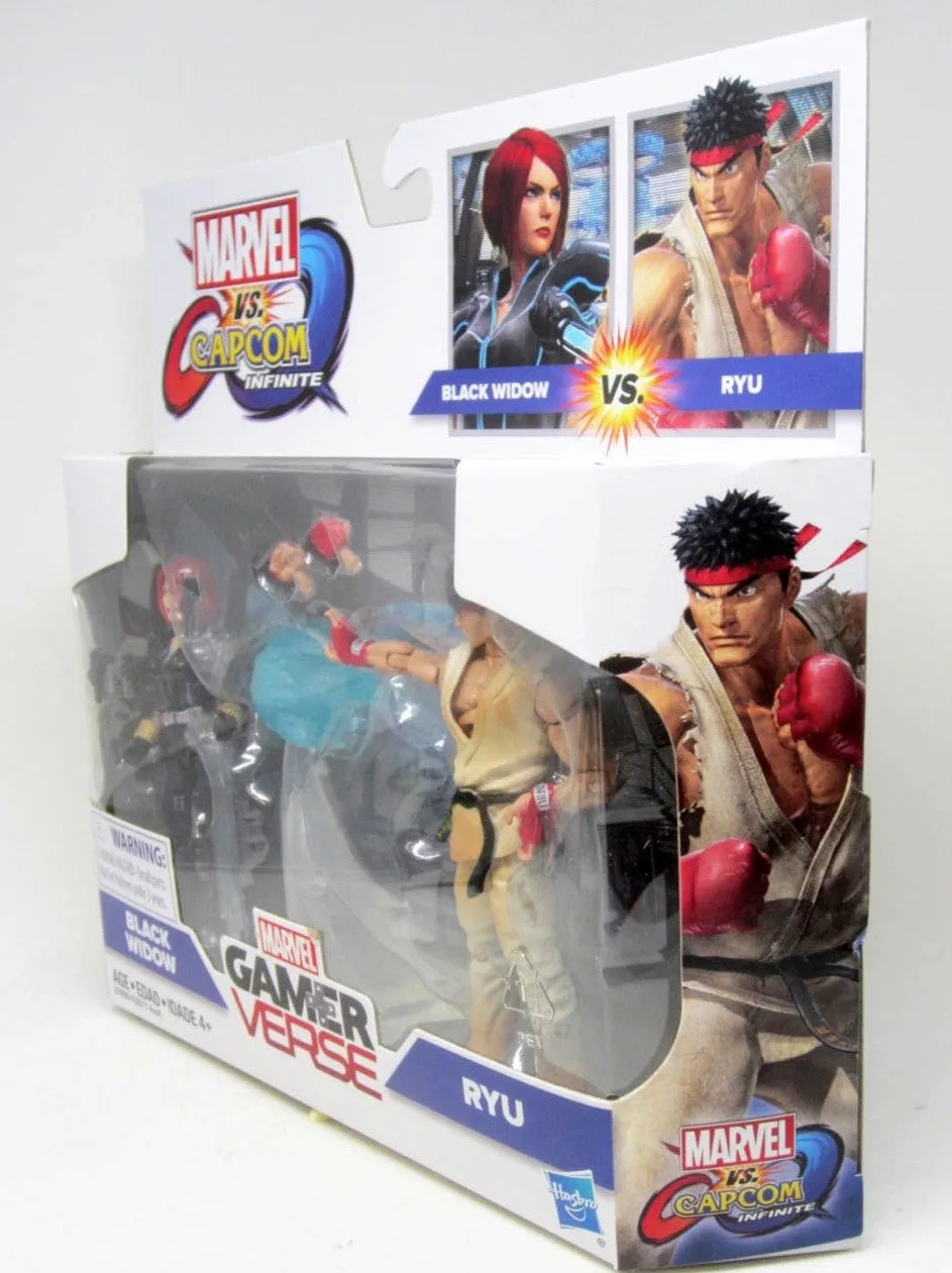 Hasbro - Marvel Gamerverse - Marvel vs Capcom Infinite - Black Widow   Ryu Street Fighter (E3595) LOW STOCK