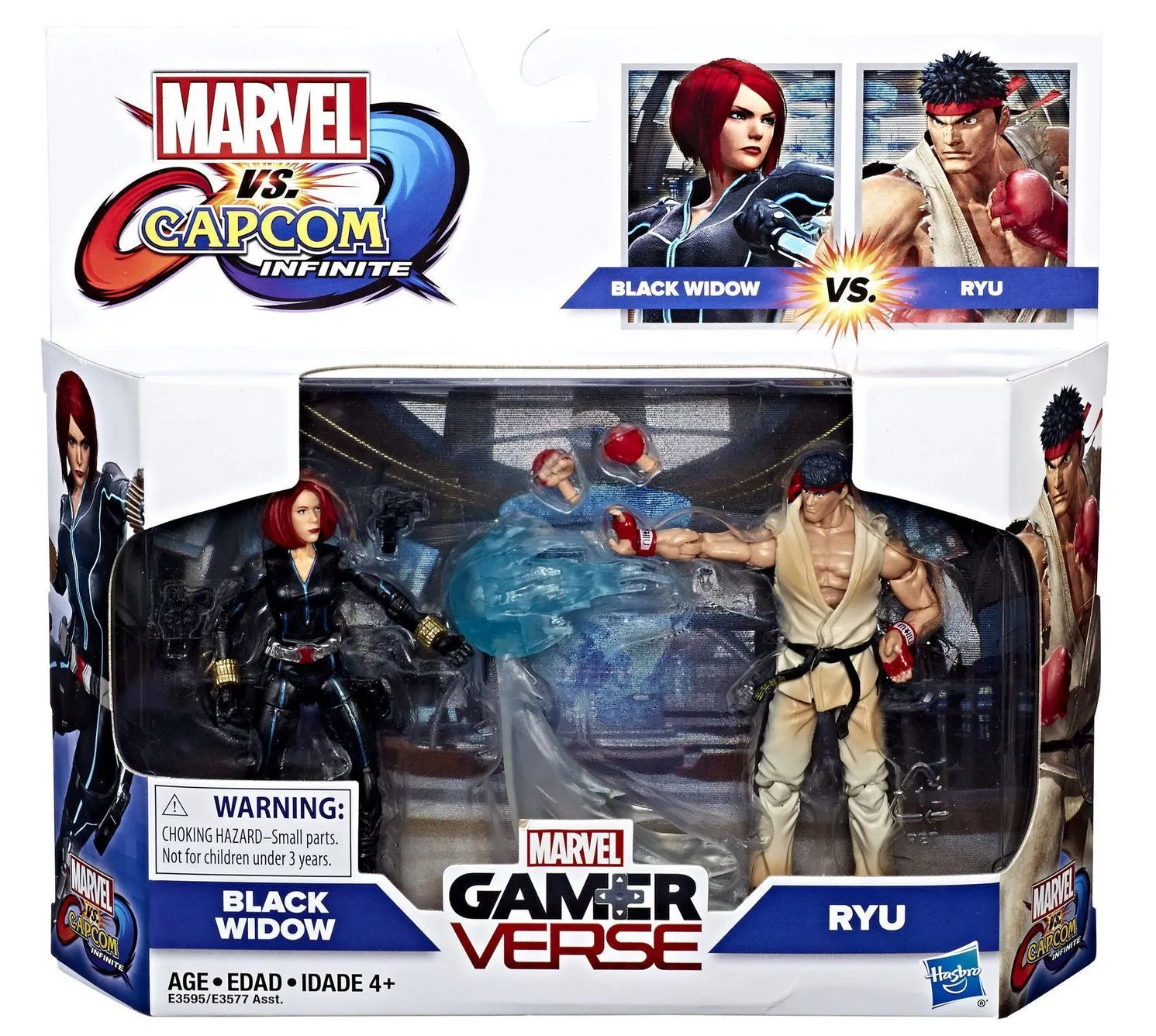 Hasbro - Marvel Gamerverse - Marvel vs Capcom Infinite - Black Widow   Ryu Street Fighter (E3595) LOW STOCK