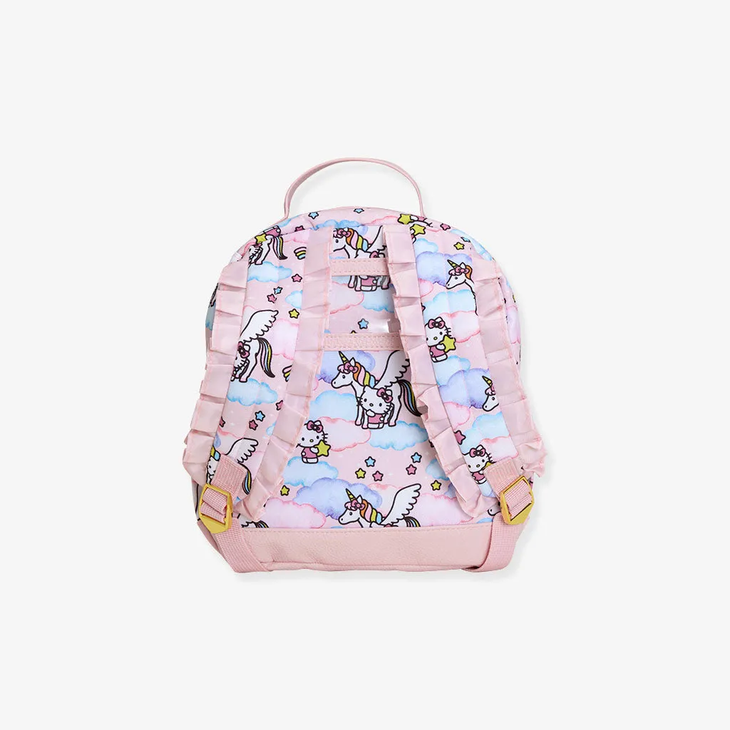 Hello Unicorn Ruffled Mini Backpack