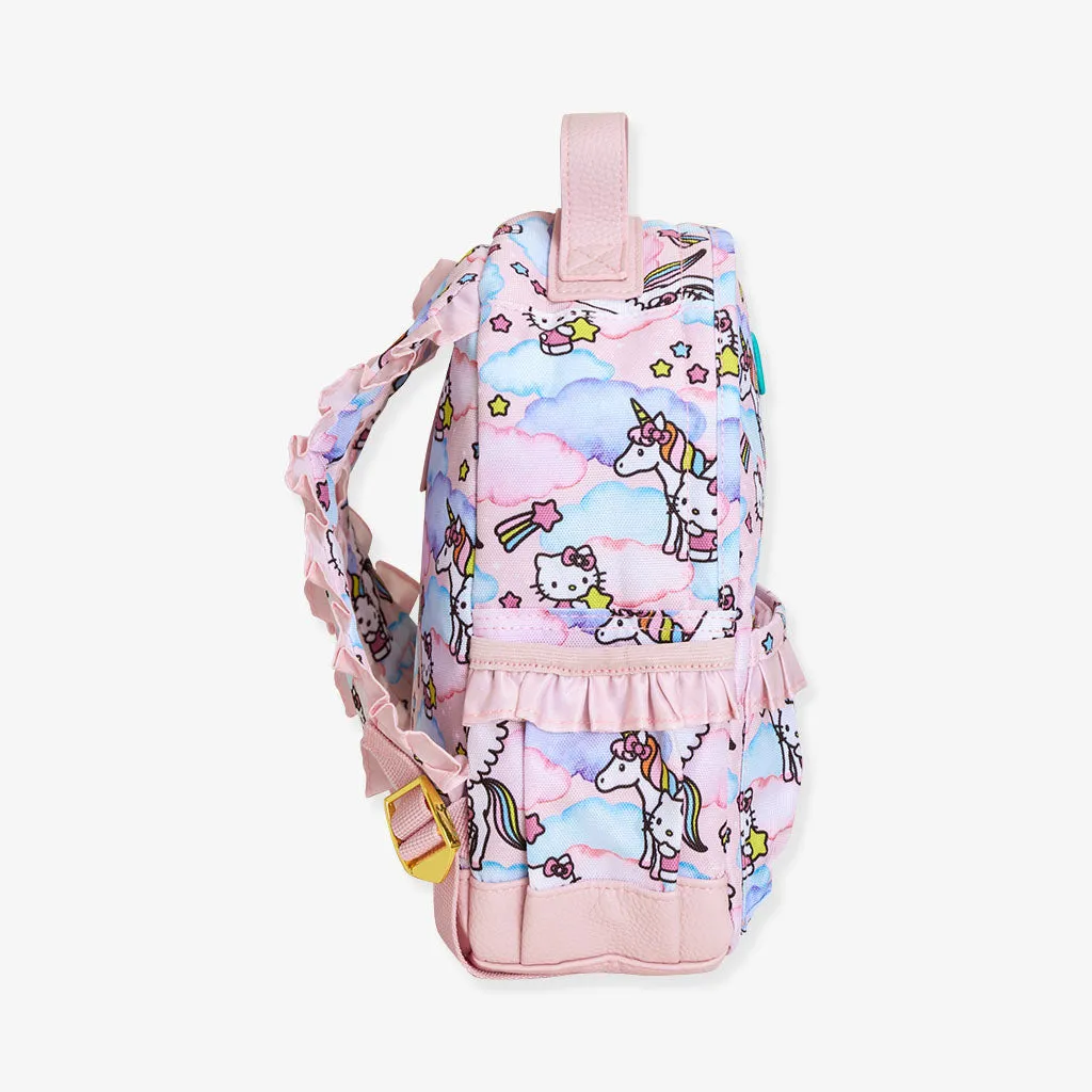 Hello Unicorn Ruffled Mini Backpack