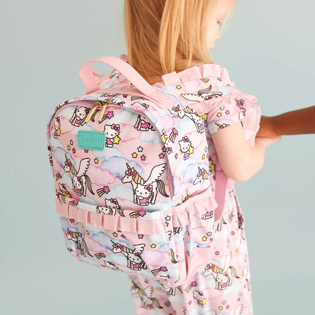 Hello Unicorn Ruffled Mini Backpack