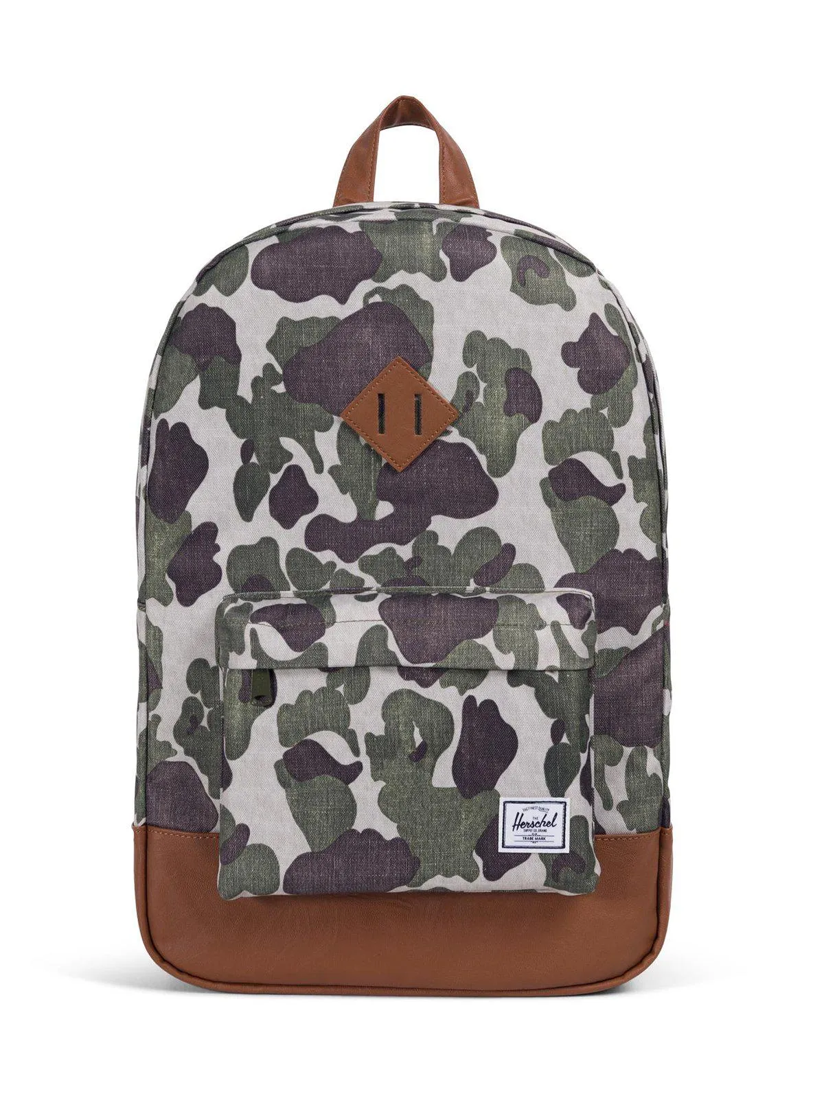 Herschel Heritage Backpack 600D Poly Frog Camo Tan 21.5L