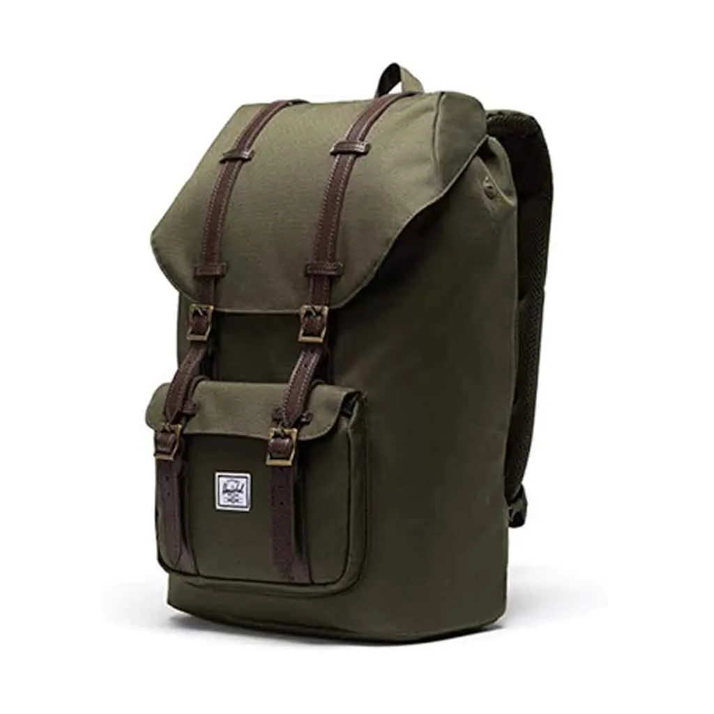 Herschel Little America Backpack - Ivy Green/Coffee